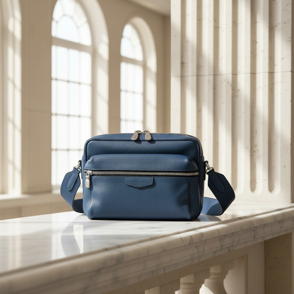 Louis Vuitton Taigarama Outdoor Messenger PM M33437 Men's Messenger Bag,Shoulder Bag Cobalt