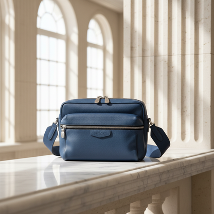 Louis Vuitton Taigarama Outdoor Messenger PM M33437 Men's Messenger Bag,Shoulder Bag Cobalt