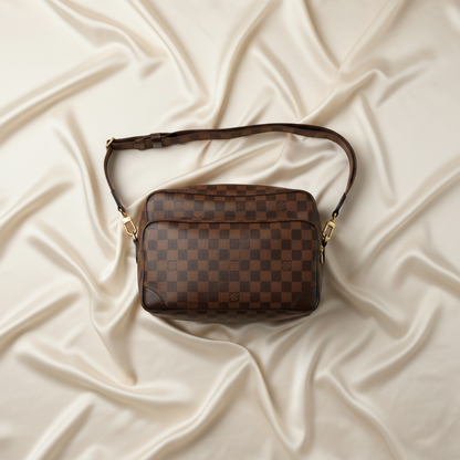 Louis Vuitton Damier Nile SPO N48062 Women's Shoulder Bag Brown