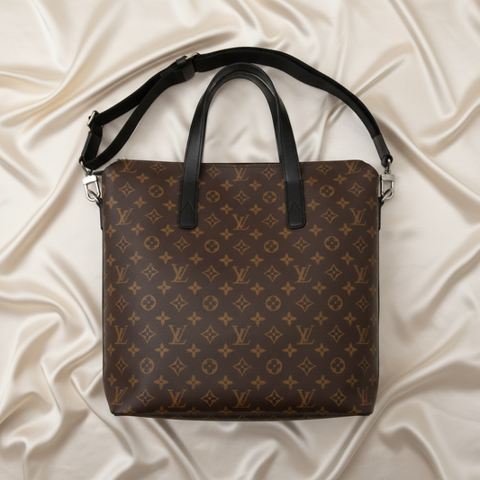 Louis Vuitton Monogram Macassar Kitan M40388 Women's Handbag,Shoulder Bag Monogram Macassar