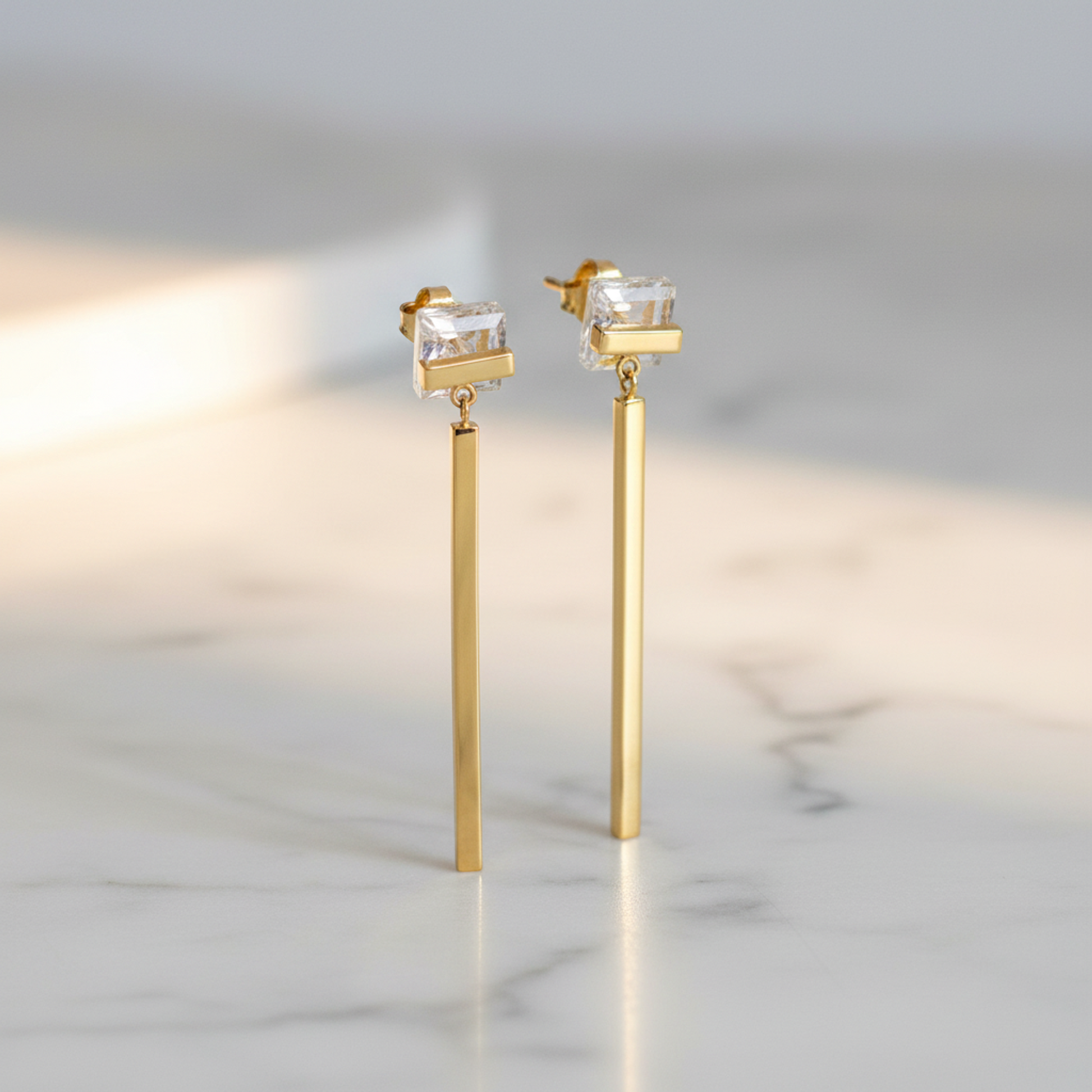 Tiffany Tiffany T Bar Earrings No Stone Yellow Gold (18K) Clip Earrings Gold