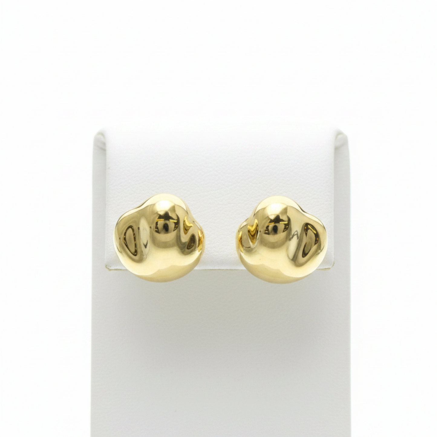 Tiffany Nugget Earrings No Stone Yellow Gold (18K) Stud Earrings Gold