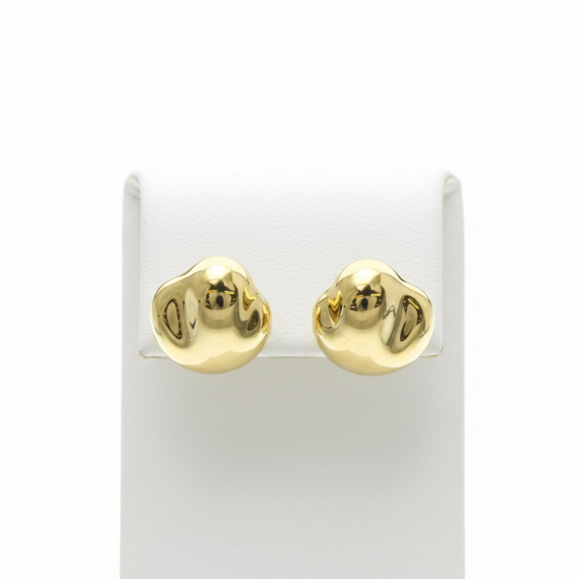 Tiffany Nugget Earrings No Stone Yellow Gold (18K) Stud Earrings Gold