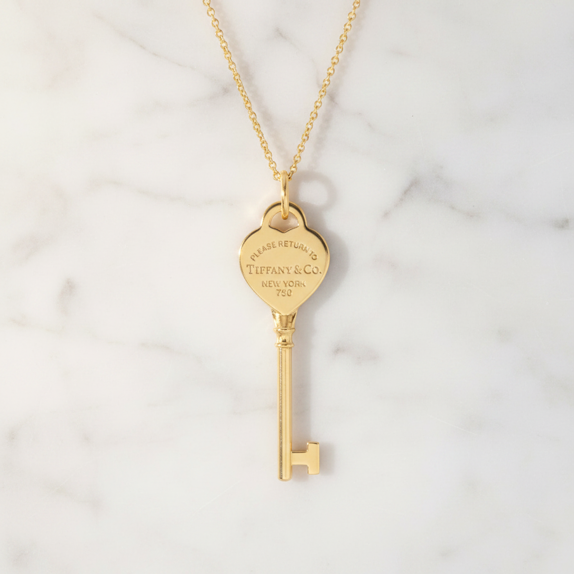 Tiffany Return To Tiffany Necklace Pink Gold (18K) No Stone Men,Women Fashion Necklace (Pink Gold)