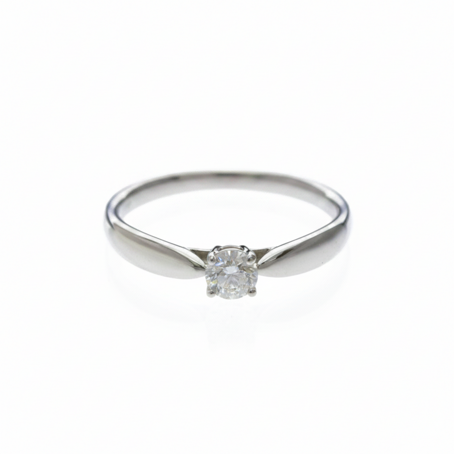 Tiffany Harmony Diamond Ring Platinum Fashion Diamond Band Ring Carat/0.23 Silver