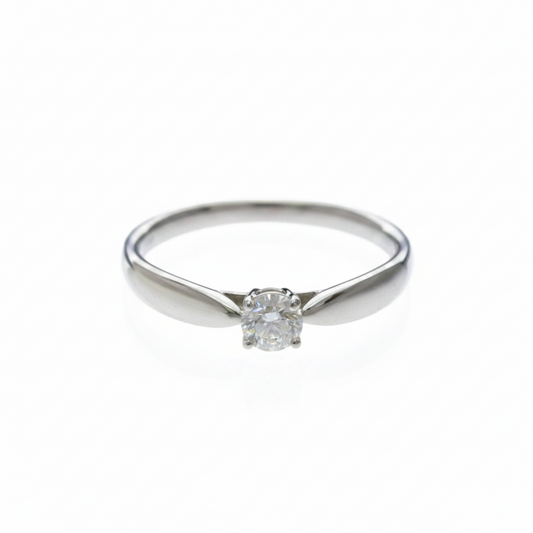 Tiffany Harmony Diamond Ring Platinum Fashion Diamond Band Ring Carat/0.23 Silver