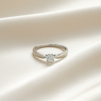 Tiffany Harmony Diamond Ring Platinum Fashion Diamond Band Ring Carat/0.28 Silver