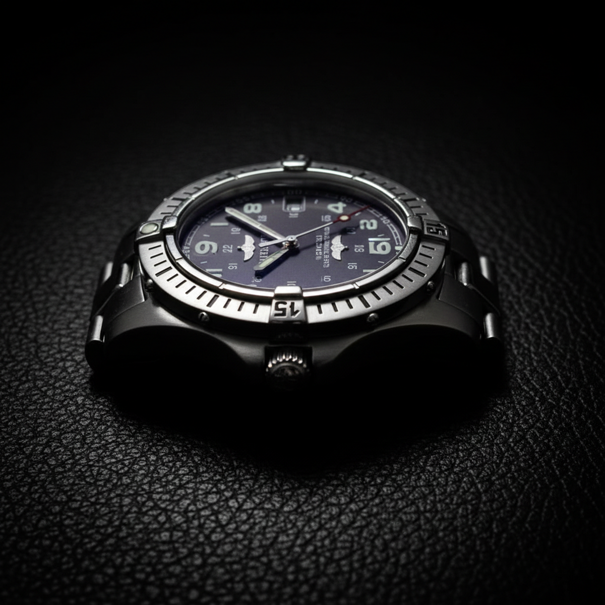 BREITLING Colt Stainless Steel Quartz Mens Watch A74350 Polished