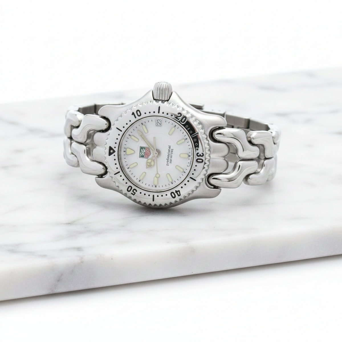 TAG HEUER Sel Professional Steel Quartz Ladies Watch WG1412 Polished