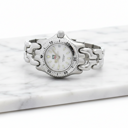 TAG HEUER Sel Professional Steel Quartz Ladies Watch WG1412 Polished