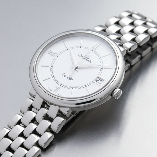 OMEGA De Ville Prestige Steel Quartz Mens Watch 7514.31 Poli2hed
