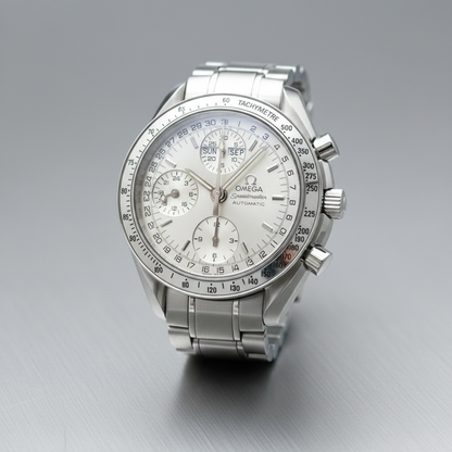 OMEGA Speedmaster Triple Date Steel Automatic Watch 3523.30 Polished