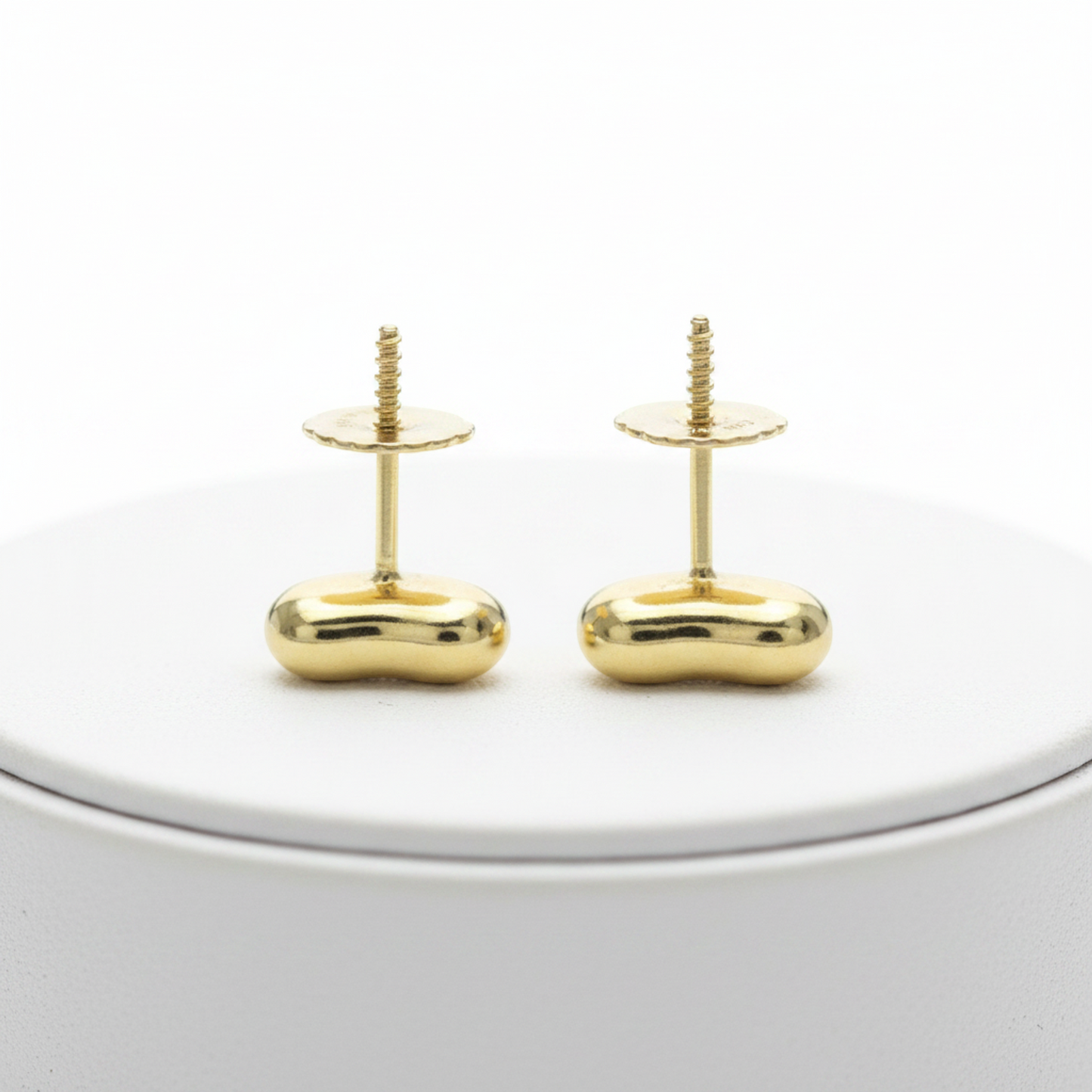 Tiffany Bean Earrings Extra Mini No Stone Yellow Gold (18K) Stud Earrings Gold