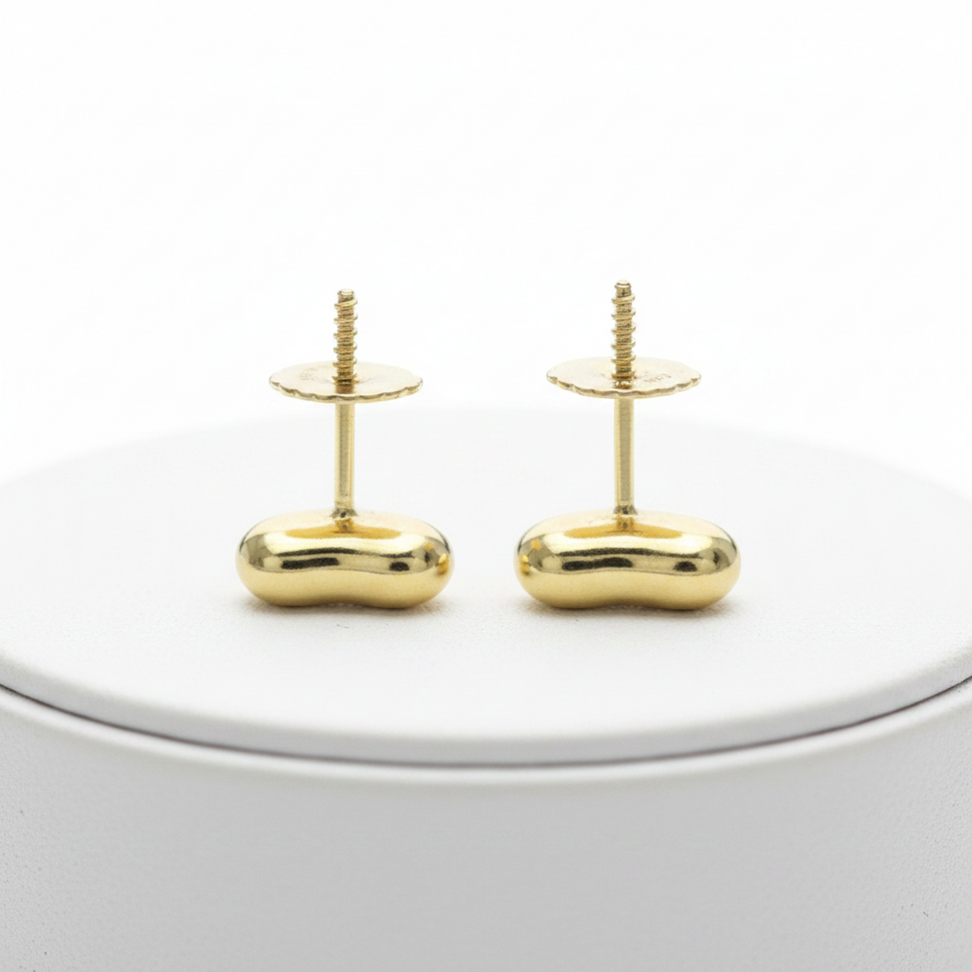 Tiffany Bean Earrings Extra Mini No Stone Yellow Gold (18K) Stud Earrings Gold