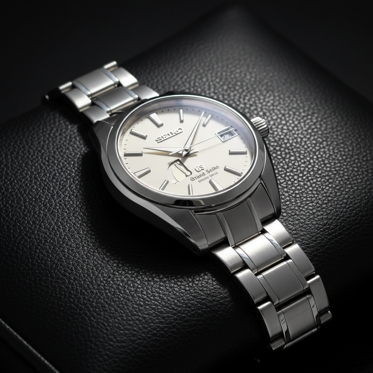 GRAND SEIKO SBGA001 Steel Spring Drive Mens Watch 9R65-0AA0 Polished