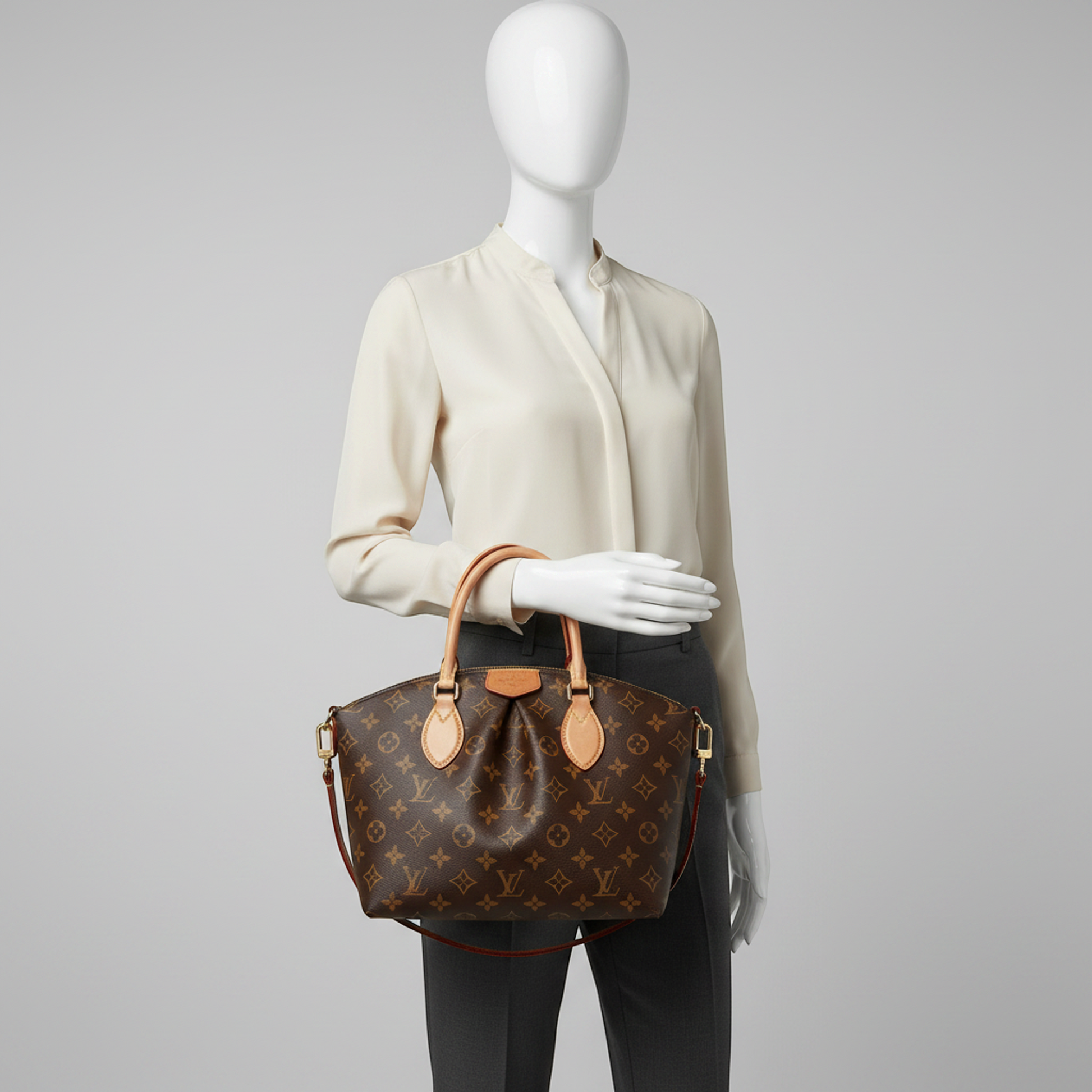 Louis Vuitton Monogram Boesi NM PM M45986 Women's Handbag,Shoulder Bag Brown