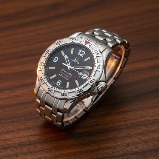 OMEGA Seamaster Omegamatic Auto Quartz Limited Watch 2516.50 Polished