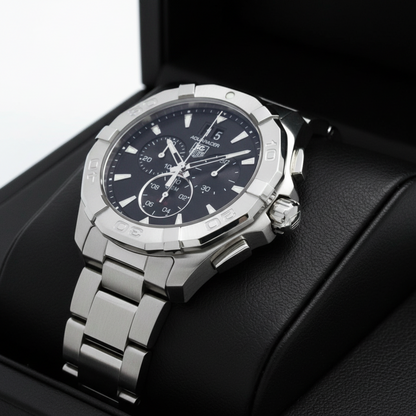 TAG HEUER Aquaracer Chronograph 300M Quartz Mens Watch CAY1110 Polished