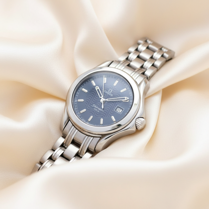 OMEGA Seamaster 120M Steel Quartz Ladies Watch 2571.81 Polished