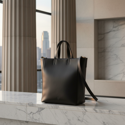 Loewe Anagram Women's Leather Shoulder Bag,Tote Bag Black
