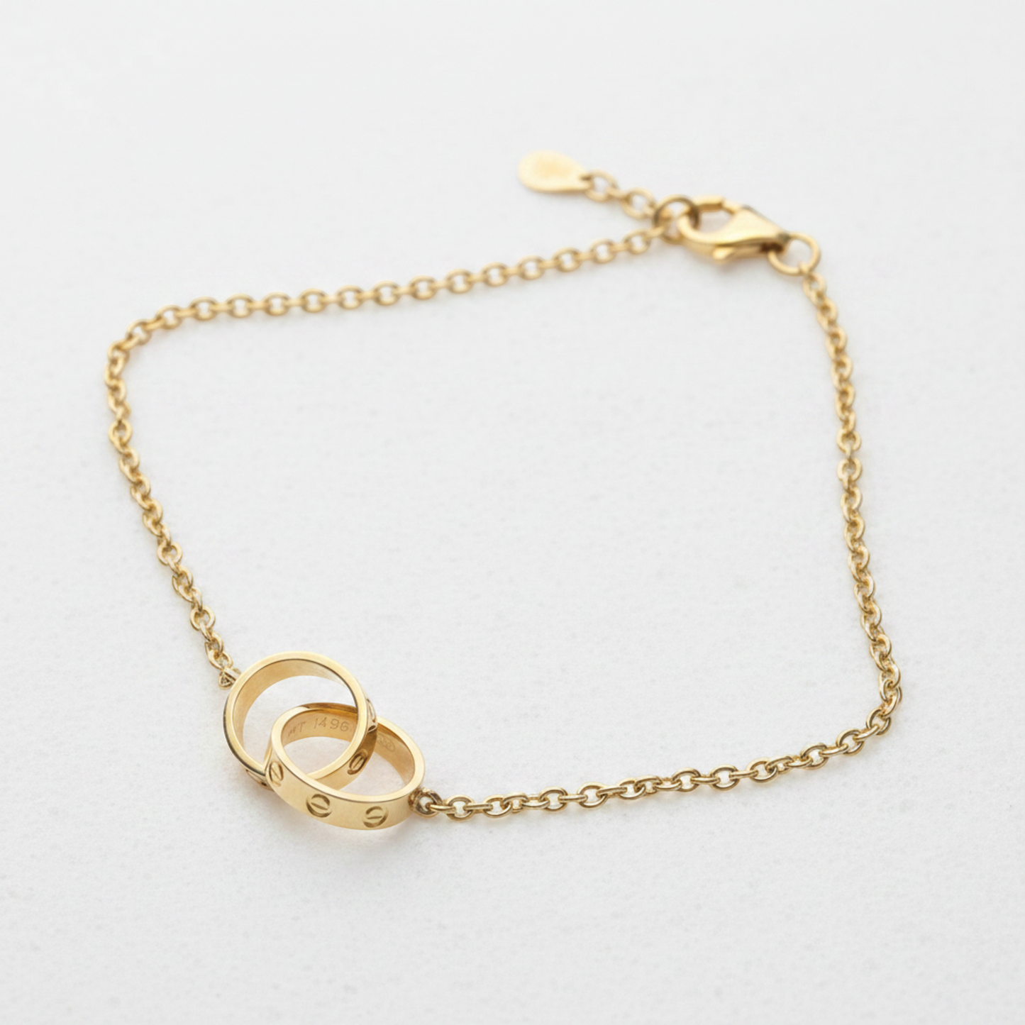 Cartier Baby Love Bracelet Pink Gold (18K) No Stone Charm Bracelet Pink Gold
