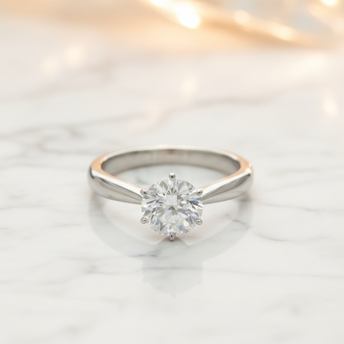 Tasaki Diamond Ring Platinum Fashion Diamond Band Ring Carat/0.84 Silver