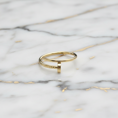 Cartier Juste Un Clou Ring Yellow Gold (18K) Fashion No Stone Band Ring Gold