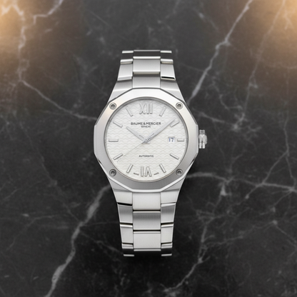 BAUME & MERCIER Riviera Steel Mens Watch M0A10622 Polished