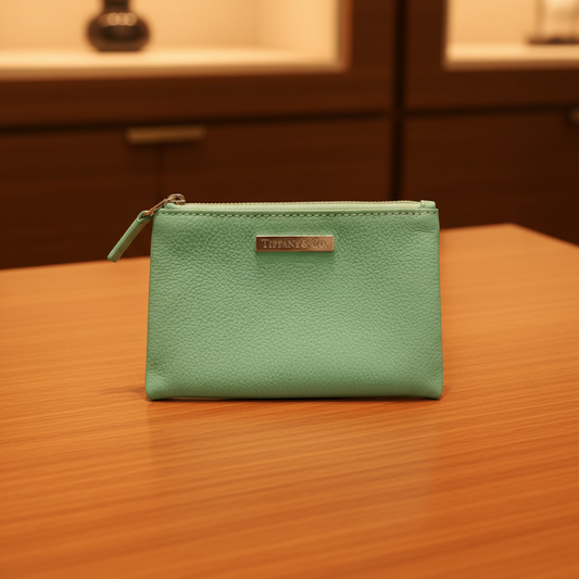 Tiffany Mini Pouch Women's Leather Pouch Tiffany Blue