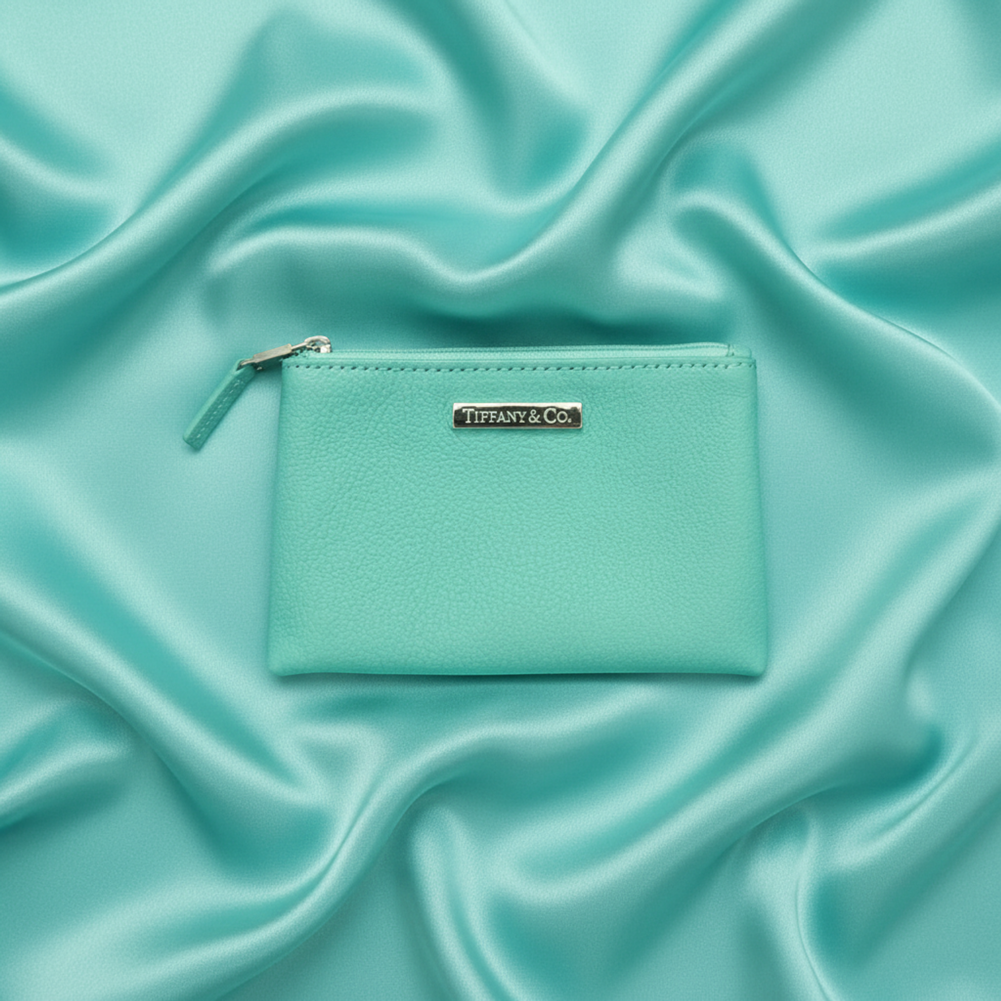 Tiffany Mini Pouch Women's Leather Pouch Tiffany Blue
