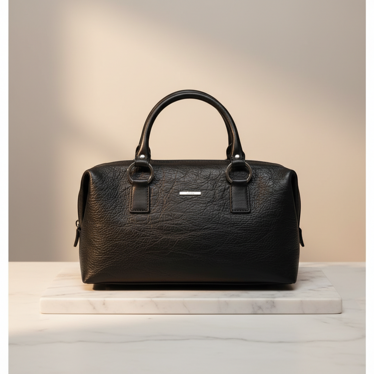 Gucci Mini Boston Bag 113009 Women's Leather Handbag Black