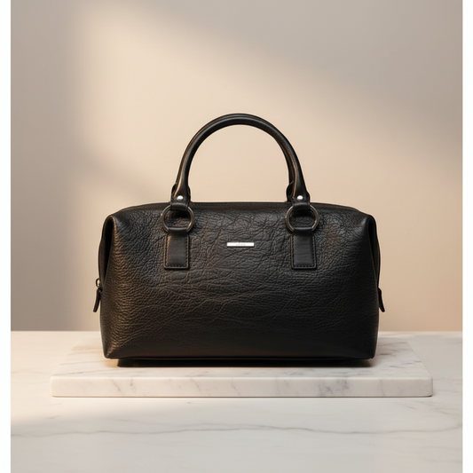 Gucci Mini Boston Bag 113009 Women's Leather Handbag Black