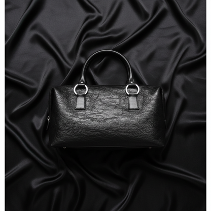 Gucci Mini Boston Bag 113009 Women's Leather Handbag Black