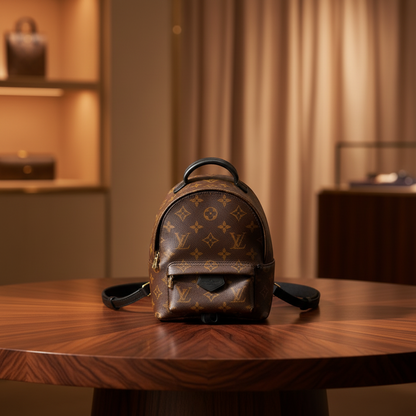Louis Vuitton Monogram Palm Springs Backpack Mini M41562 Women's Backpack,Shoulder Bag Brown
