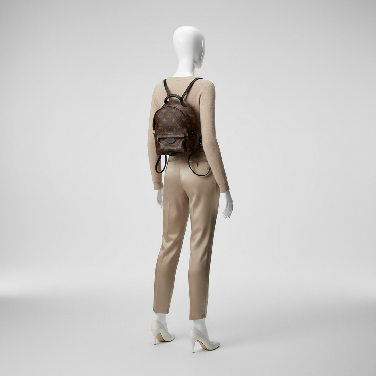 Louis Vuitton Monogram Palm Springs Backpack Mini M41562 Women's Backpack,Shoulder Bag Brown