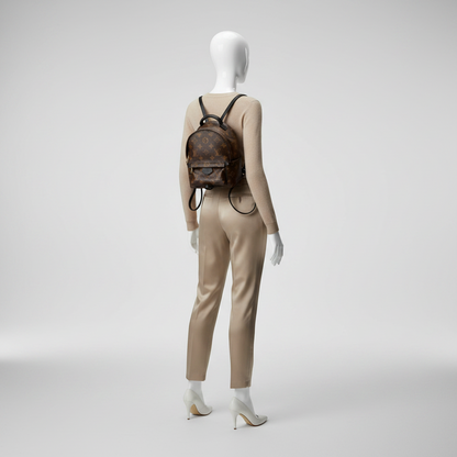 Louis Vuitton Monogram Palm Springs Backpack Mini M41562 Women's Backpack,Shoulder Bag Brown