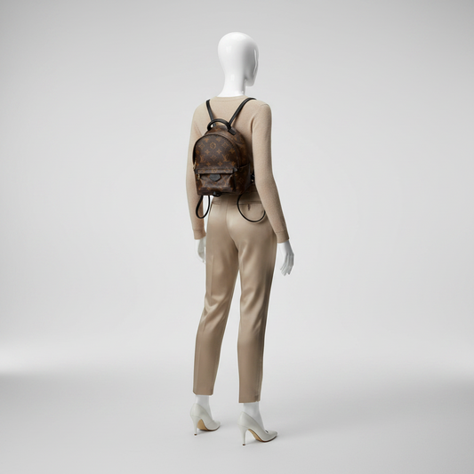 Louis Vuitton Monogram Palm Springs Backpack Mini M41562 Women's Backpack,Shoulder Bag Brown