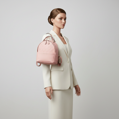 Louis Vuitton Monogram Empreinte Sorbonne M44019 Women's Backpack Rose Poudre