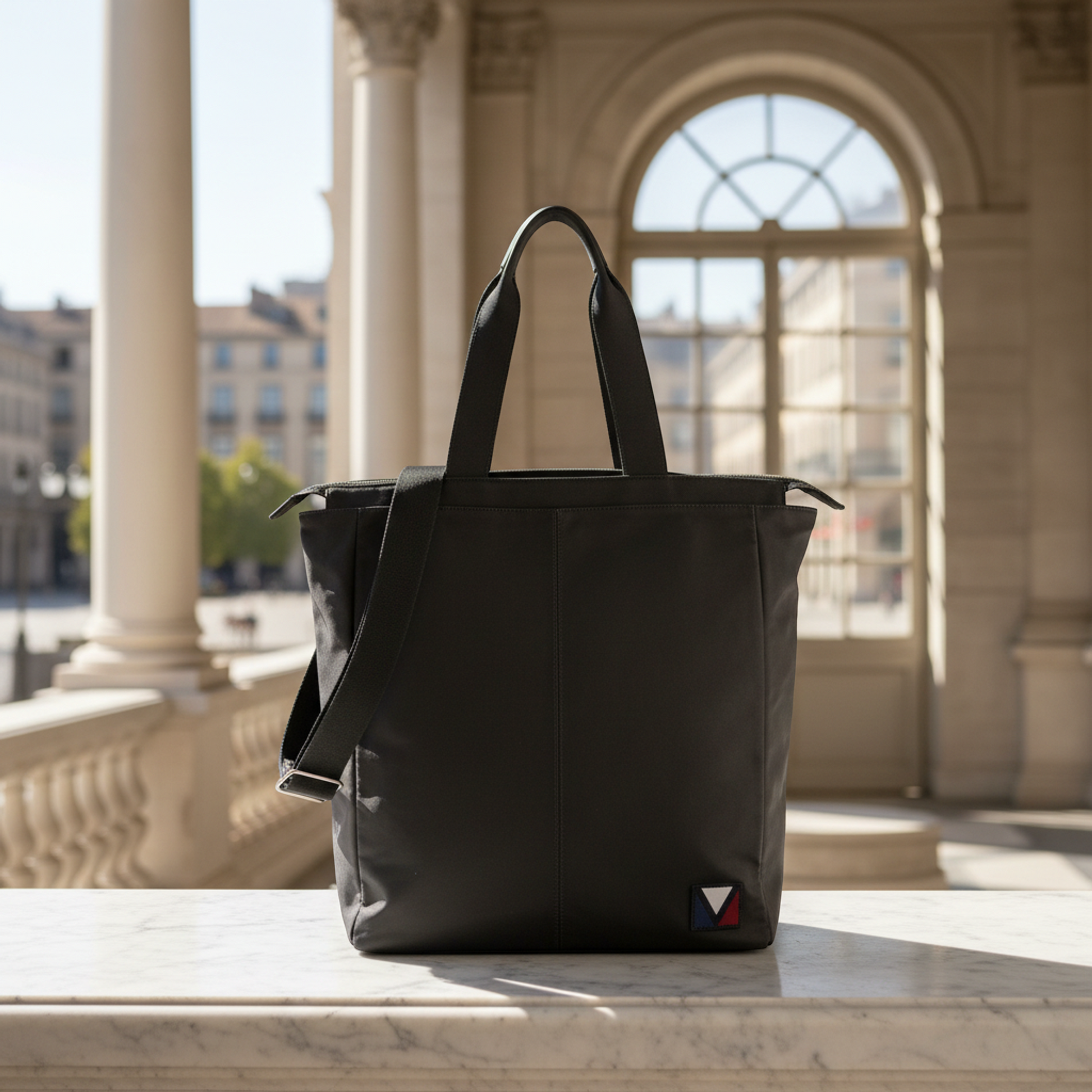 Louis Vuitton V-Line Gaston Move M51104 Men's Tote Bag Dark Gray