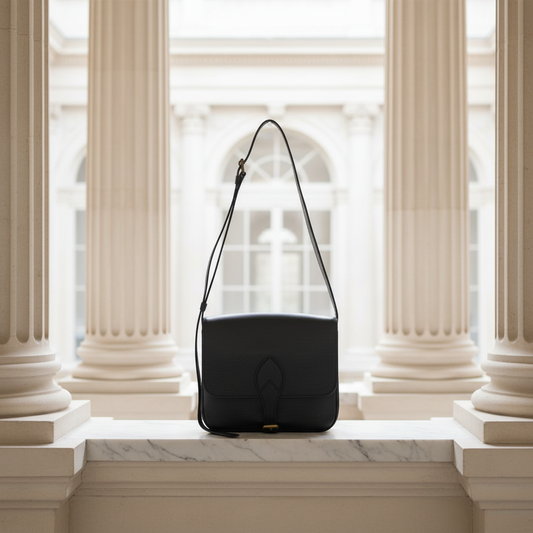Louis Vuitton Epi Cartouchiere M52242 Women's Shoulder Bag Noir