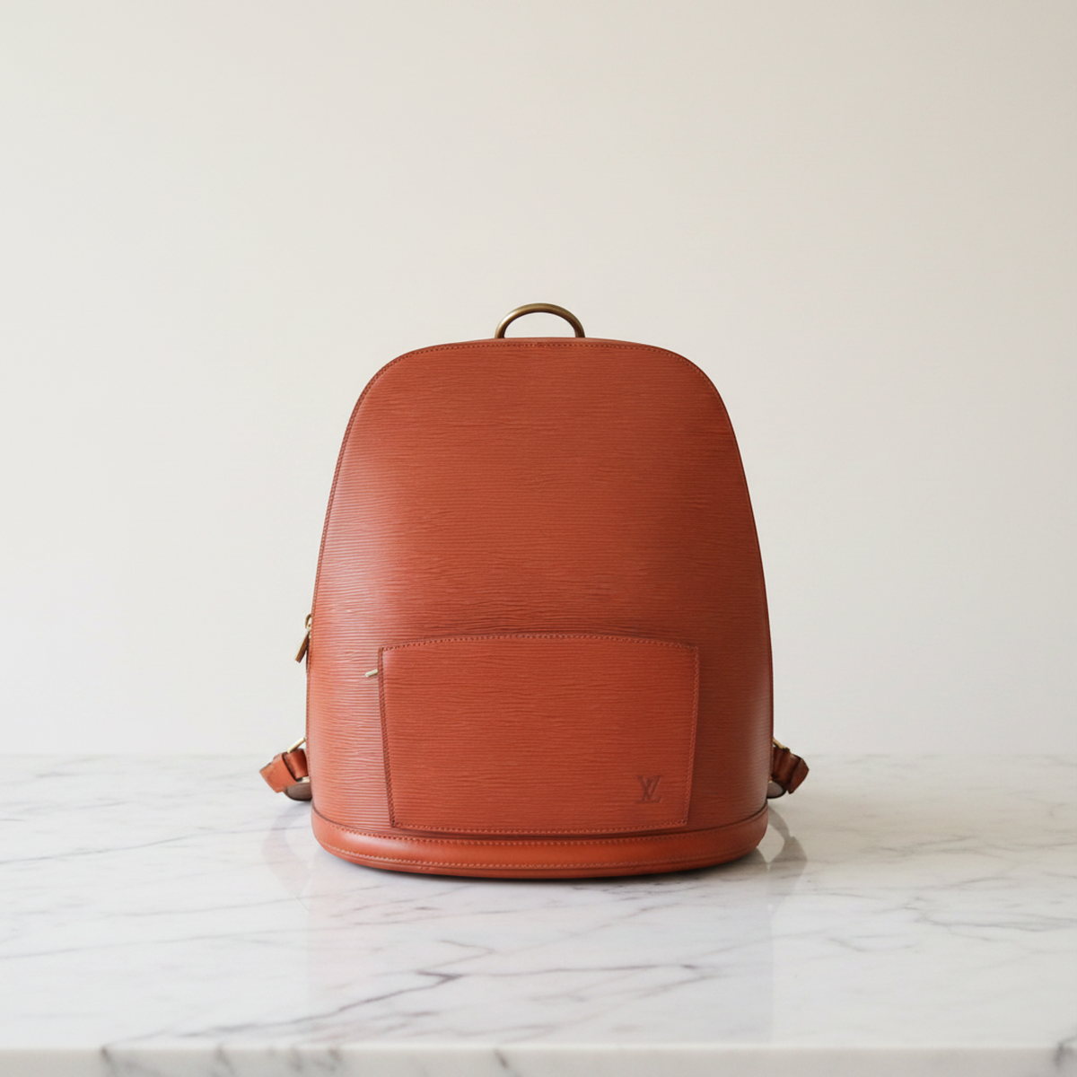 Louis Vuitton Epi Gobelin M52293 Women's Backpack Kenyan Brown