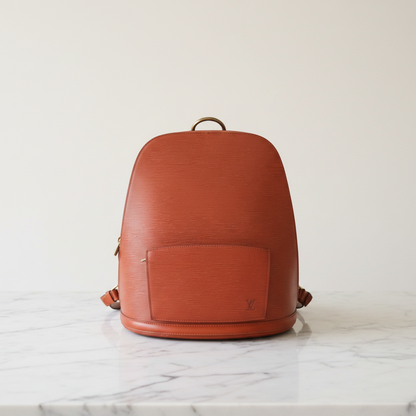Louis Vuitton Epi Gobelin M52293 Women's Backpack Kenyan Brown