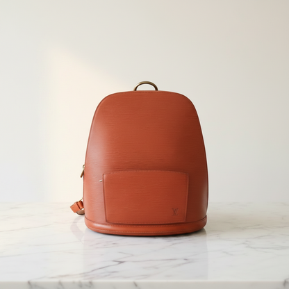 Louis Vuitton Epi Gobelin M52293 Women's Backpack Kenyan Brown