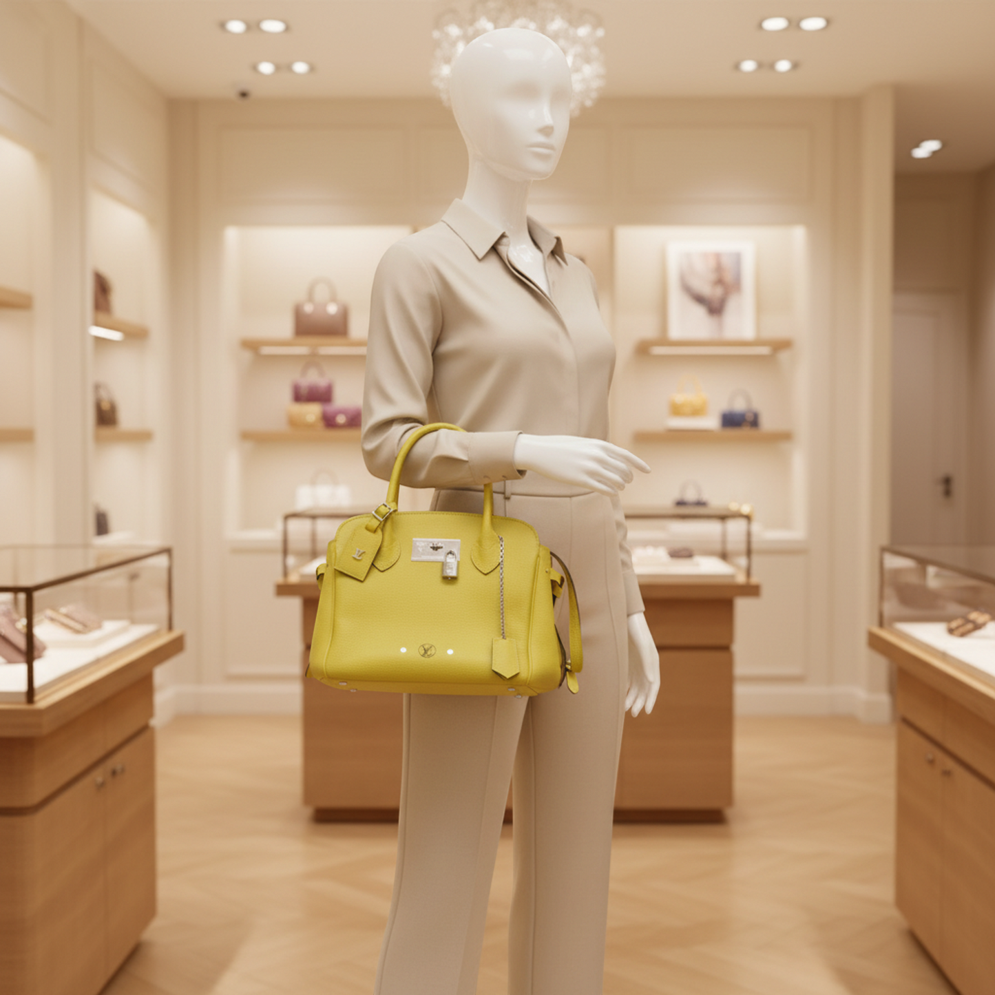 Louis Vuitton Mira PM M51446 Women's Handbag,Shoulder Bag Yellow