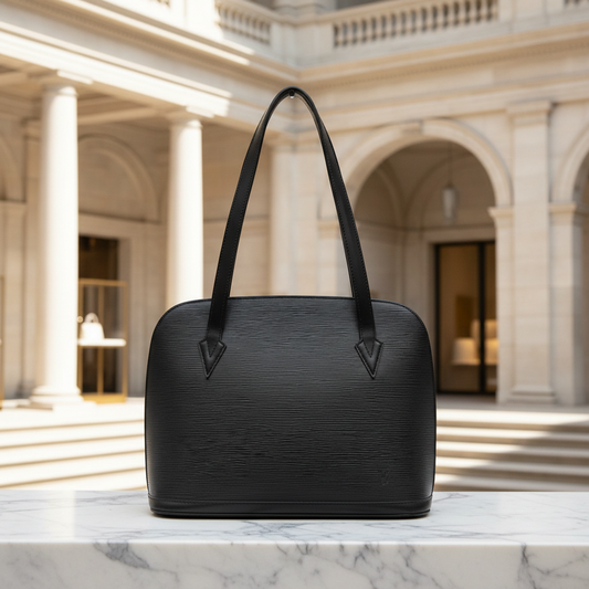 Louis Vuitton Epi Lussac M52282 Men,Women Shoulder Bag Black,Noir
