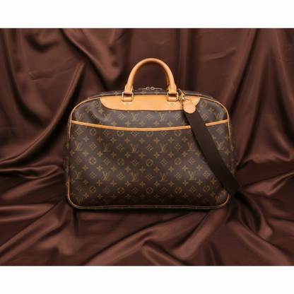 Louis Vuitton Monogram Alize 24 M41399 Men,Women Boston Bag,Shoulder Bag Brown