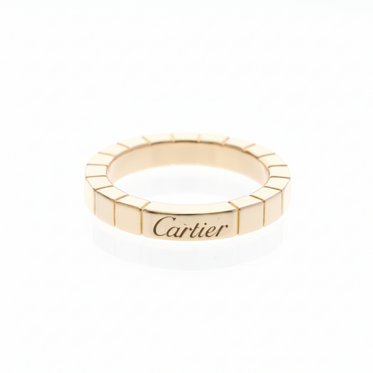 Cartier Lanieres Ring Pink Gold (18K) Fashion No Stone Band Ring Pink Gold