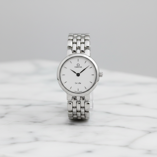 OMEGA De Ville Prestige Steel Quartz Ladies Watch 7560.31 Polished