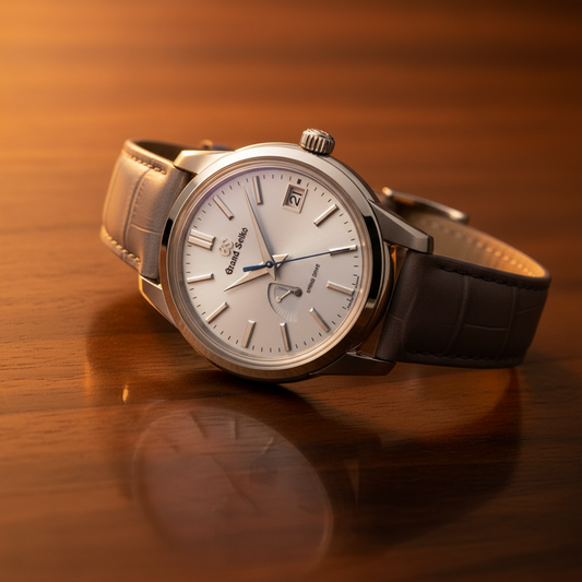 GRAND SEIKO Elegance Collection Spring Drive Blue Snowflake Watch SBGA407(9R65-0DJ0) Polished