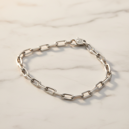 Cartier Spartacus Bracelet White Gold (18K) No Stone Charm Bracelet Silver